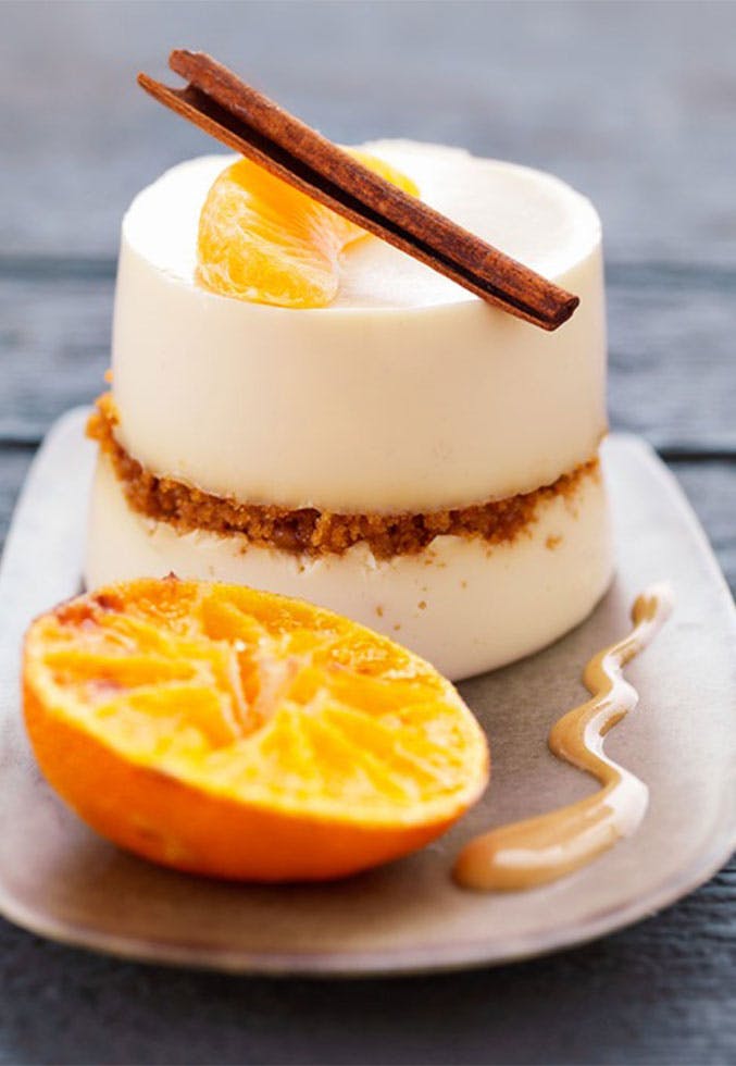 Panna cotta med krunsj
